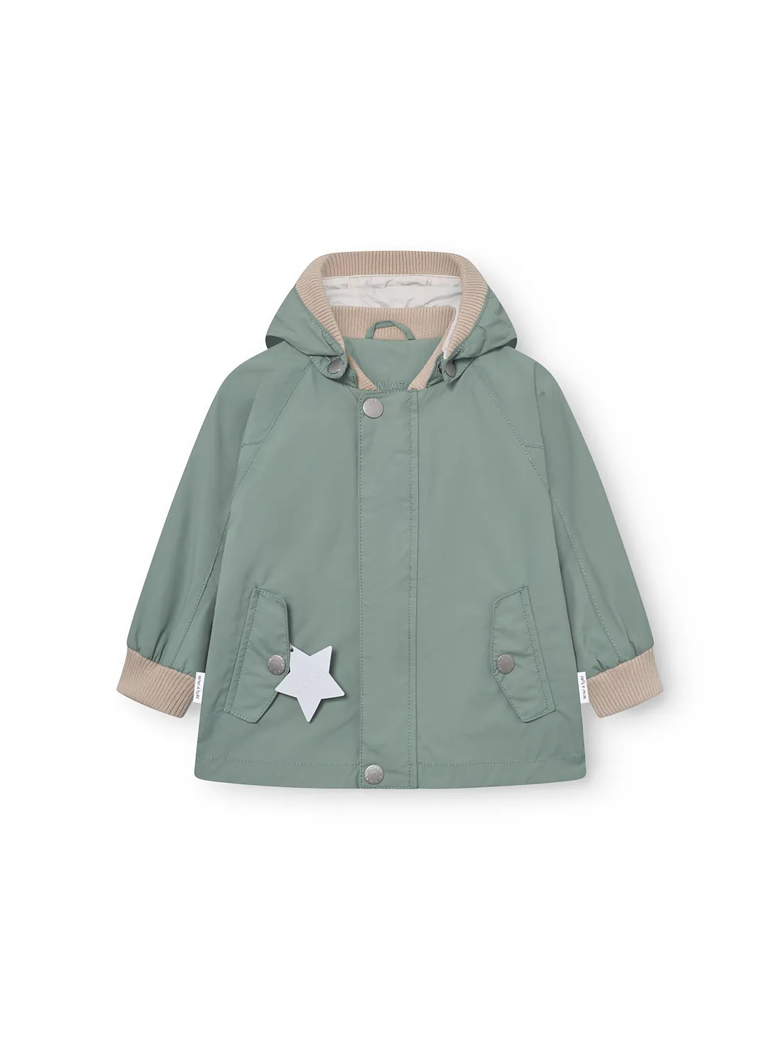 MINI A TURE MATWALLY VÅRJAKKE GRS - GRANITE GREEN