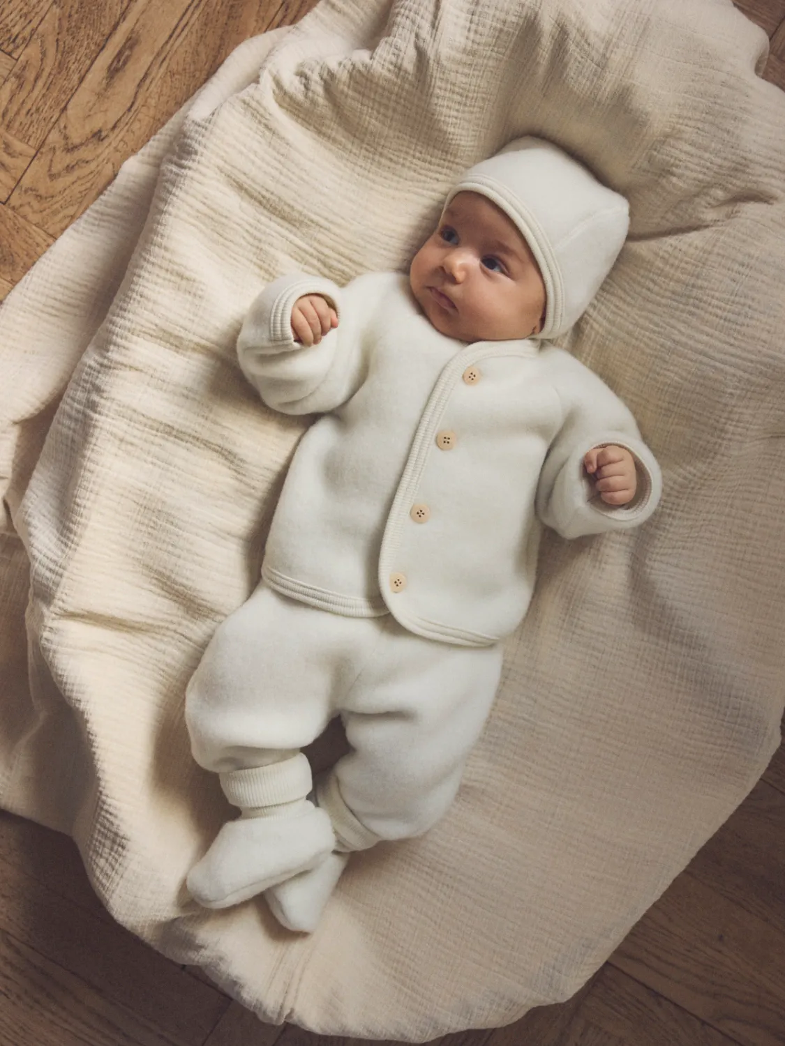 HUTTEliHUT BABYLUE - HVIT
