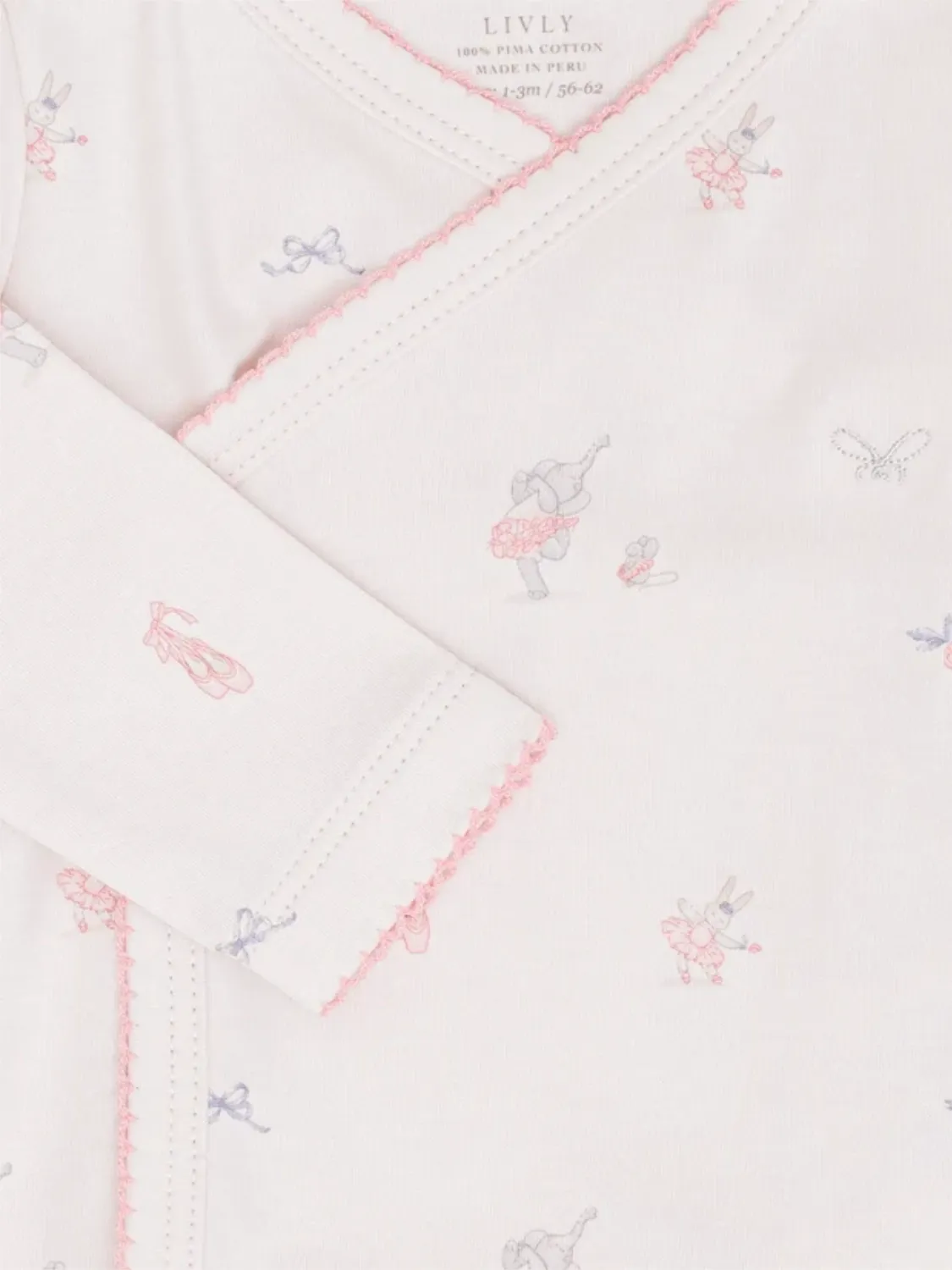 LIVLY BALLERINA OMSLAGSBODY - ROSA