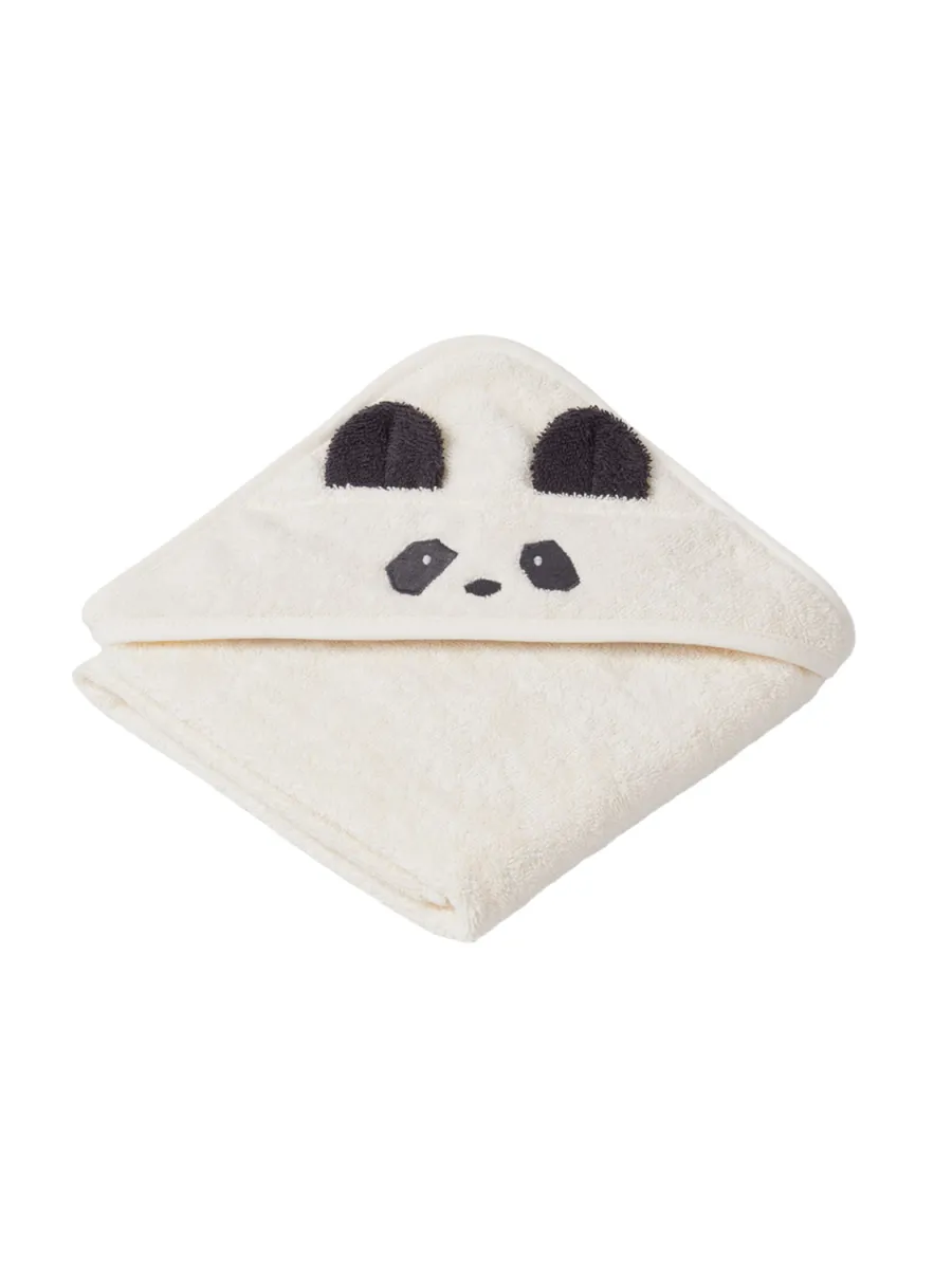 LIEWOOD ALBERT HETTEHÅNDKLE BABY - PANDA CREME DE LA CREME