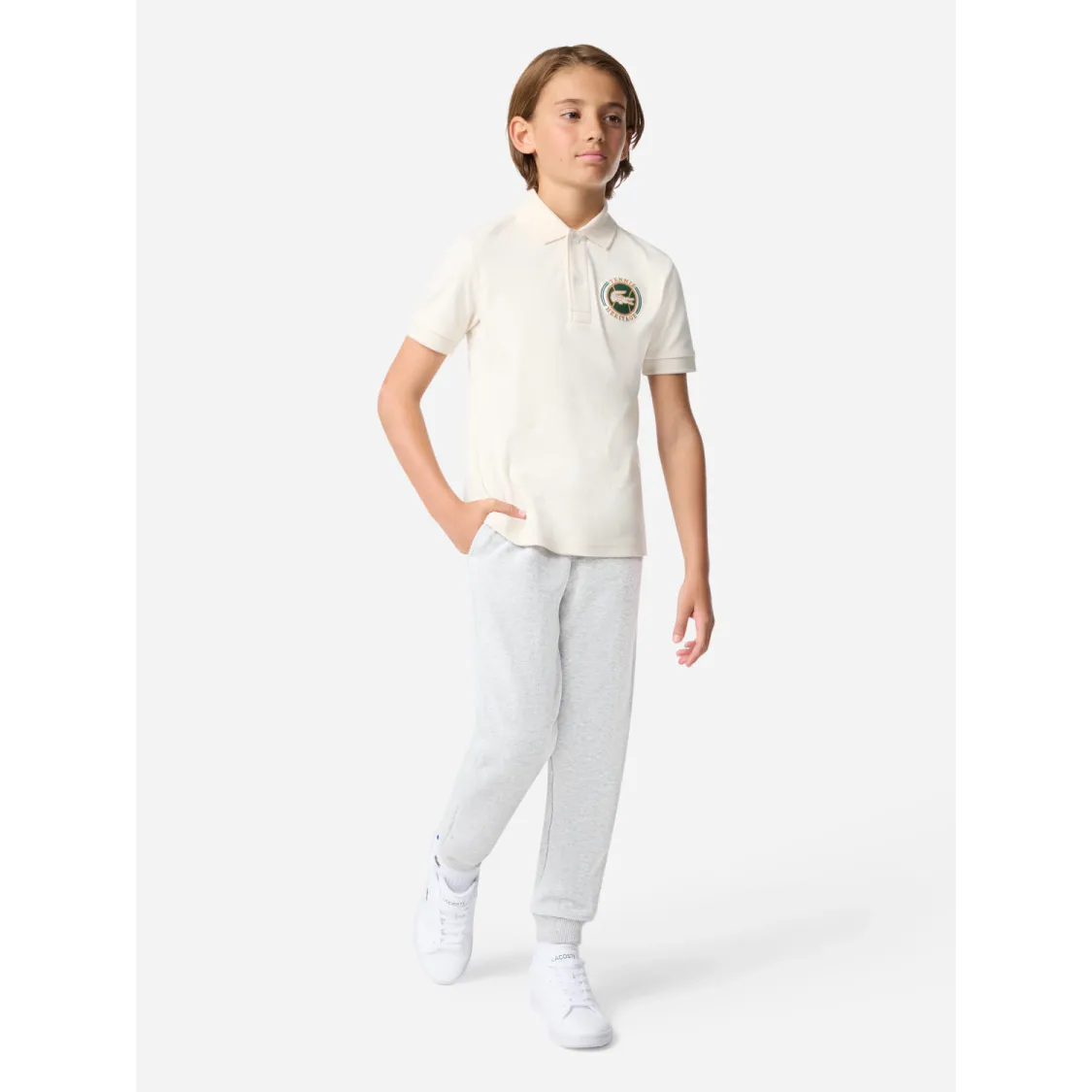 LACOSTE CORE JOGGEBUKSE - GRÅ