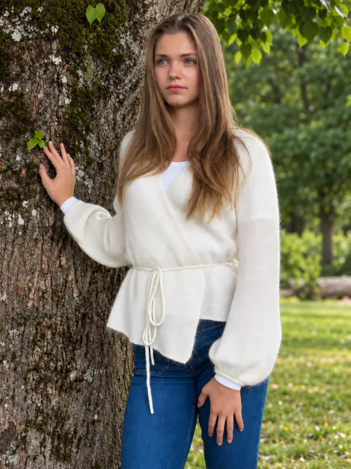 Hovedbilde VILJE & VE NINNI CARDIGAN - OFFWHITE
