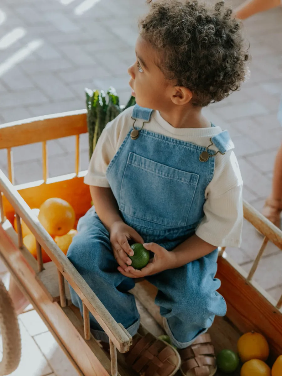 FLIINK DON CONTRAST SELEBUKSE - MEDIUM DENIM BLUE