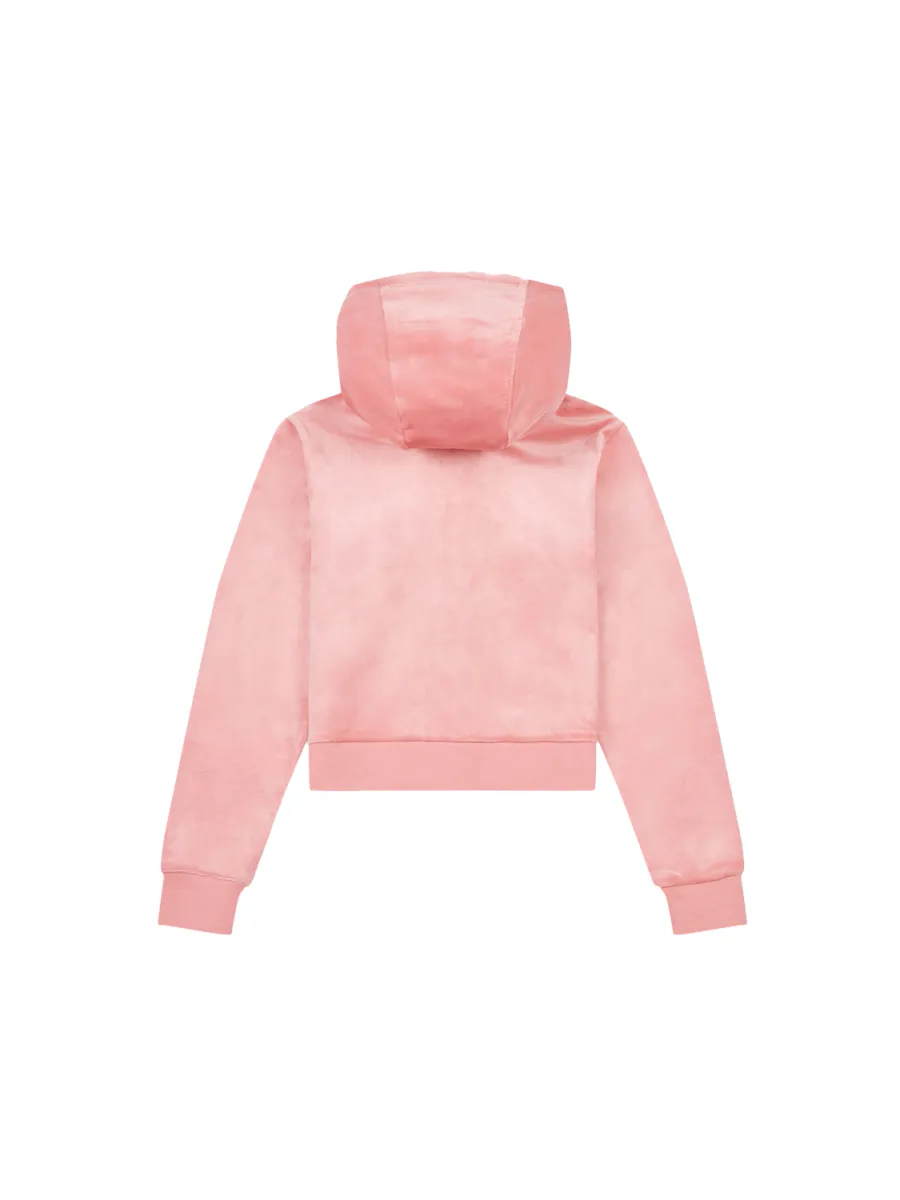 JUICY COUTURE VELOUR HETTEJAKKE - PEACH BLOSSOM