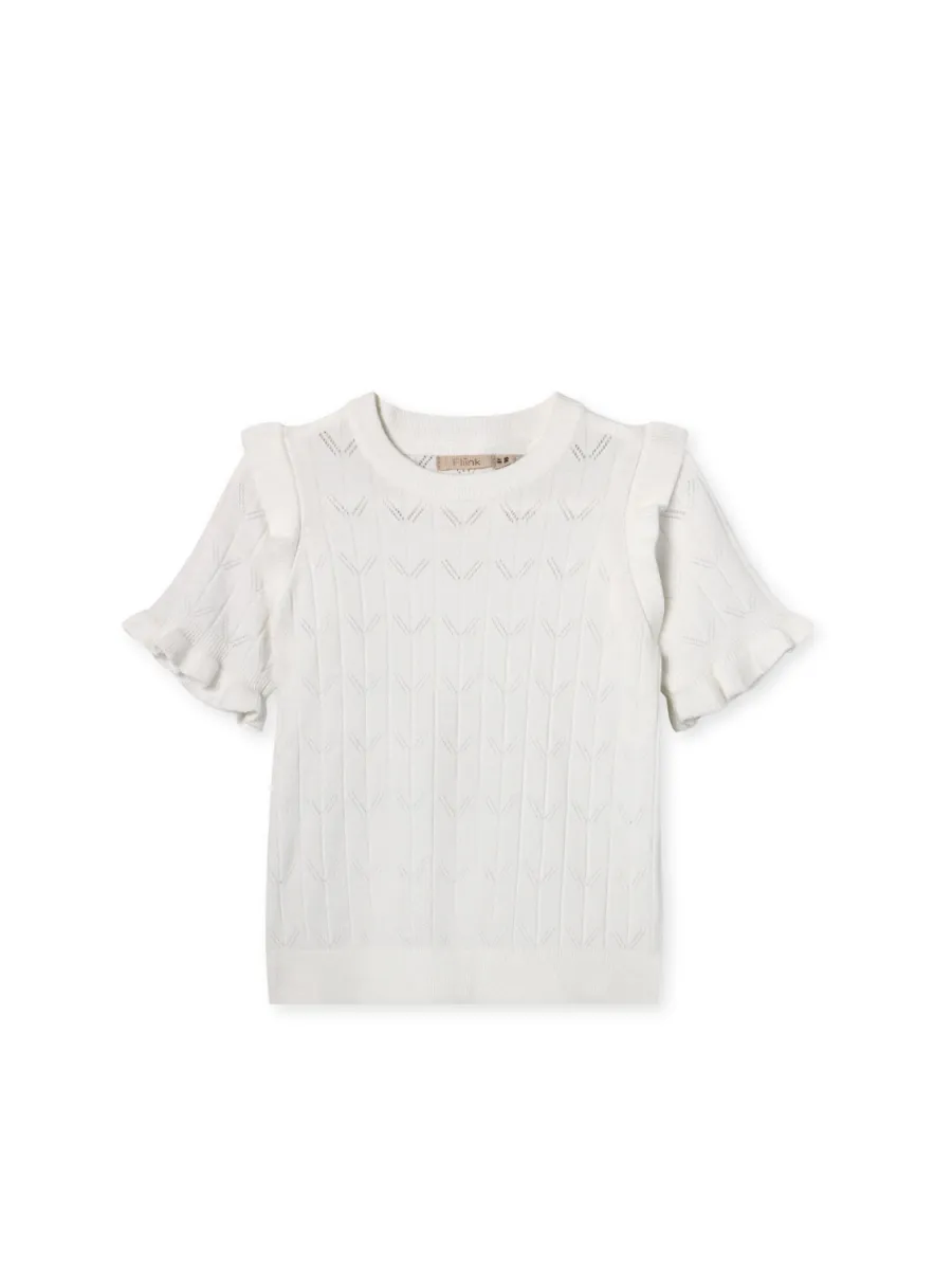 FLIINK SUNNY T-SKJORTE - CLOUD DANCER