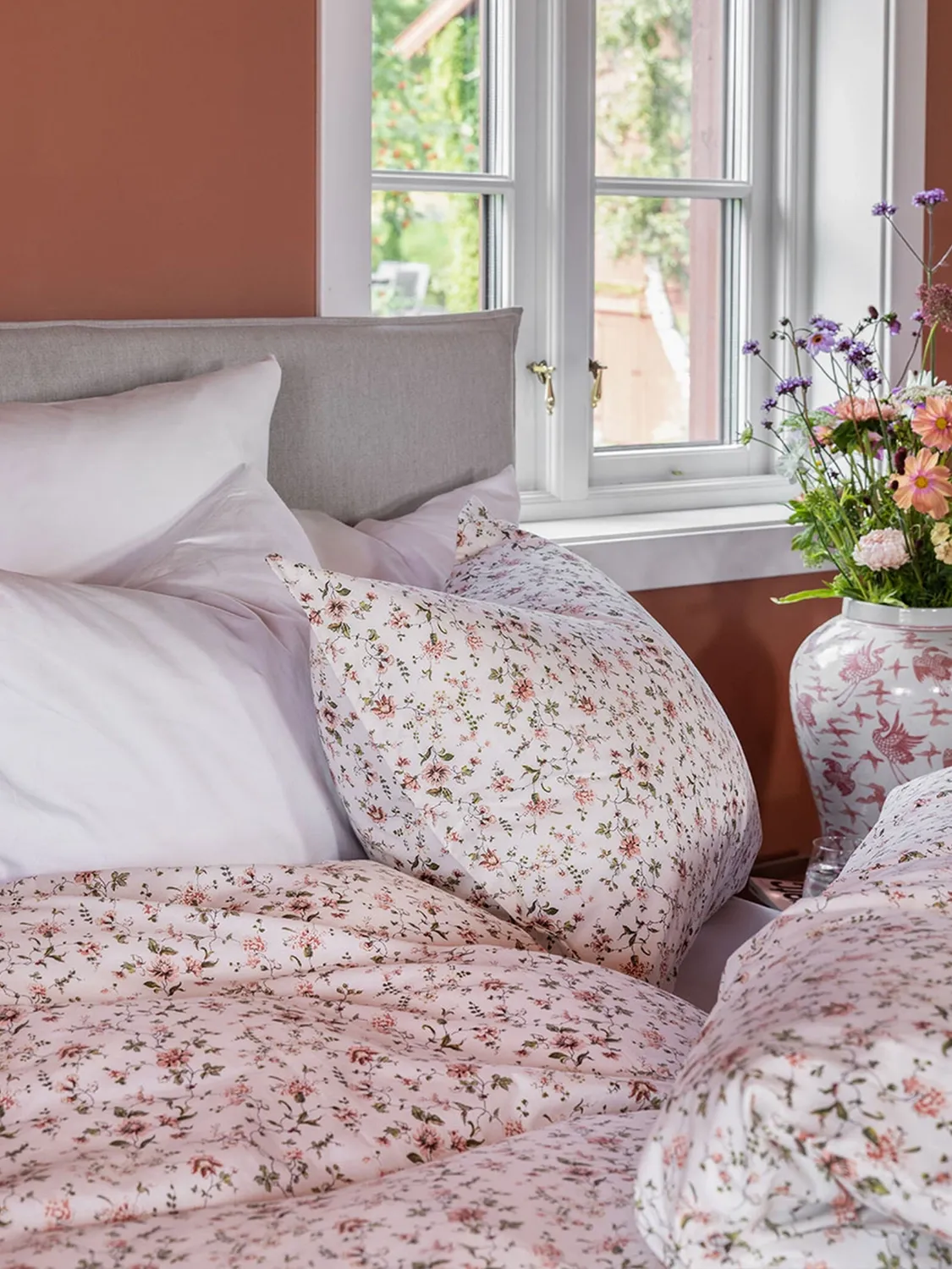 BORÅS COTTON VENEDA SENGETØY - ROSA
