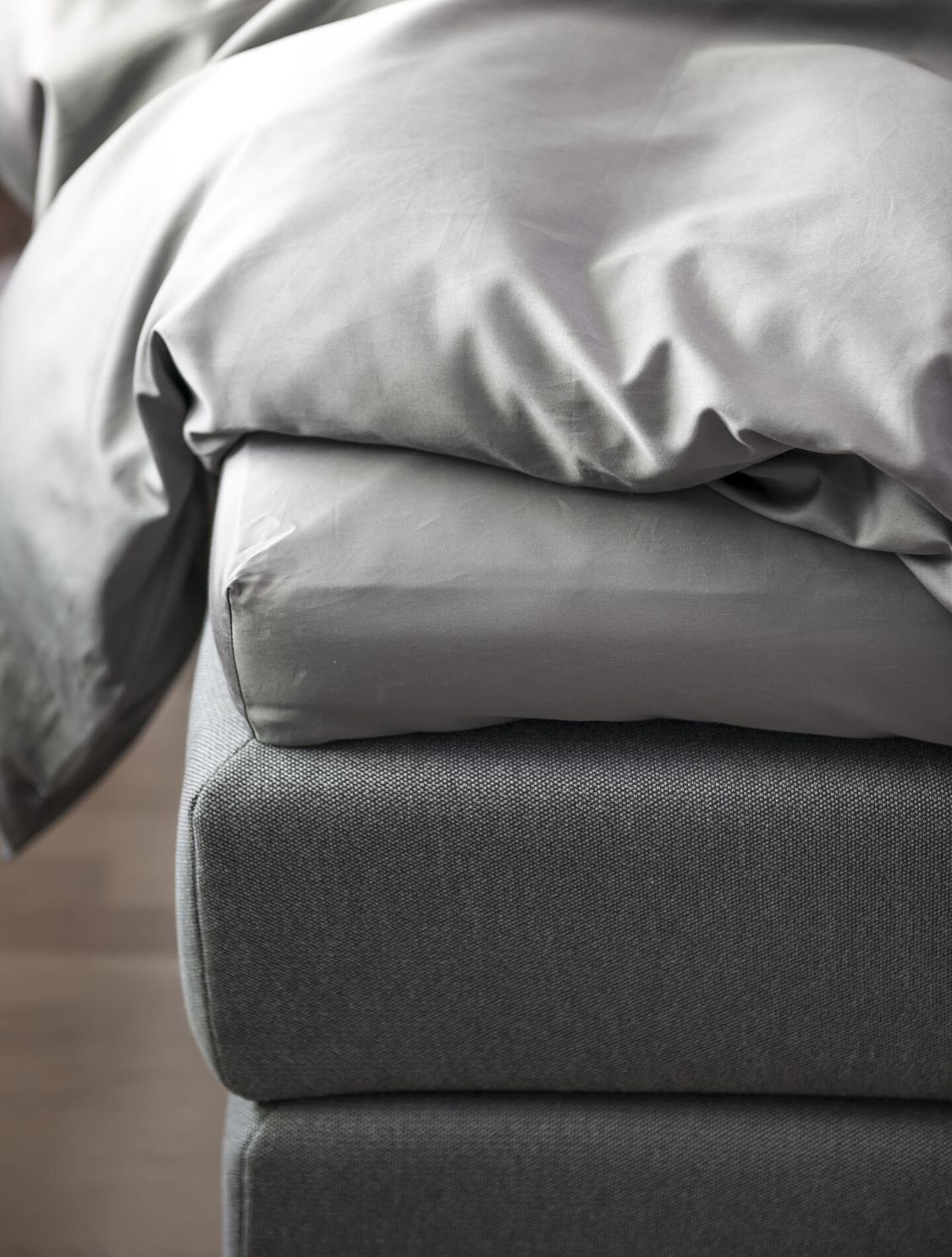 BORÅS COTTON CLOUD KONVOLUTTLAKEN - ANTRASITT