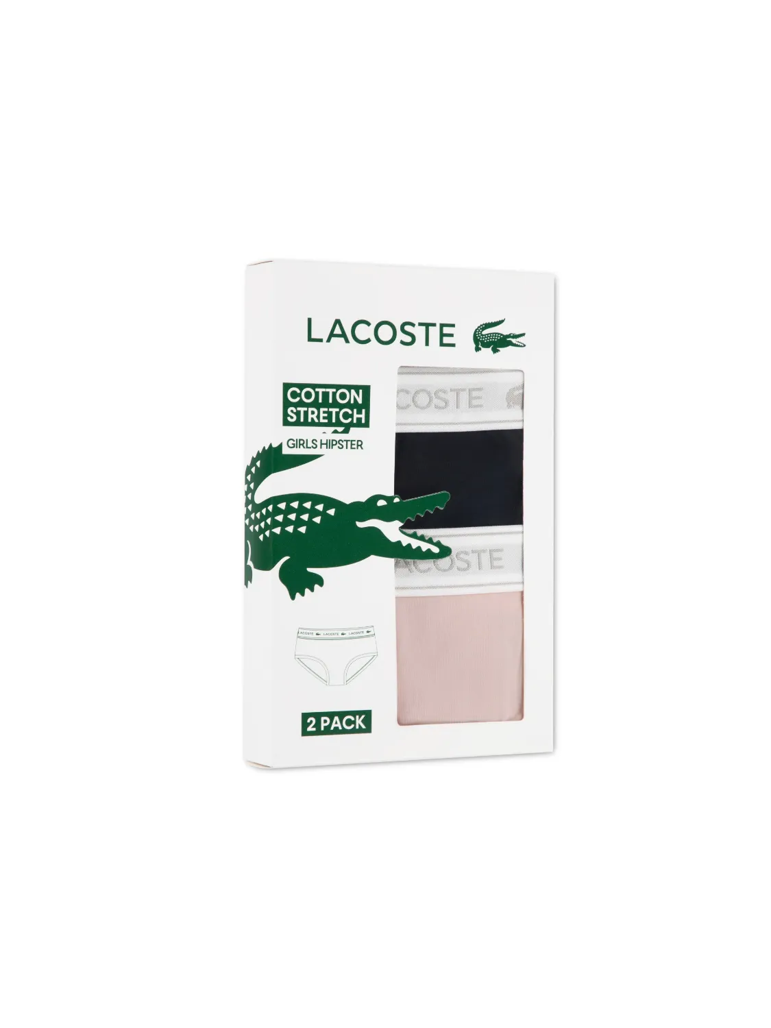 LACOSTE 2-PACK HIPSTERS