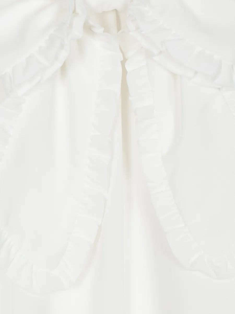 PATACHOU ECRU CHIFFON BLOUSE